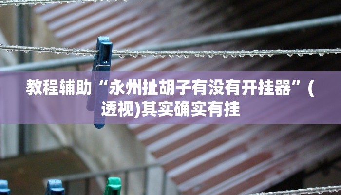 教程辅助“哈灵麻将干瞪眼有挂吗”分享用挂教程