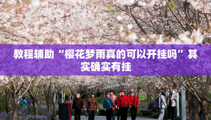 教程辅助“樱花梦雨真的可以开挂吗”其实确实有挂