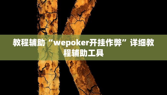 教程辅助“wepoker开挂作弊”详细教程辅助工具