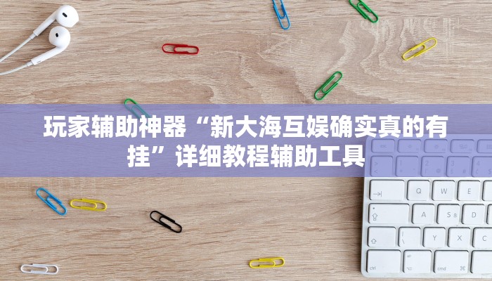 玩家辅助神器“新大海互娱确实真的有挂”详细教程辅助工具