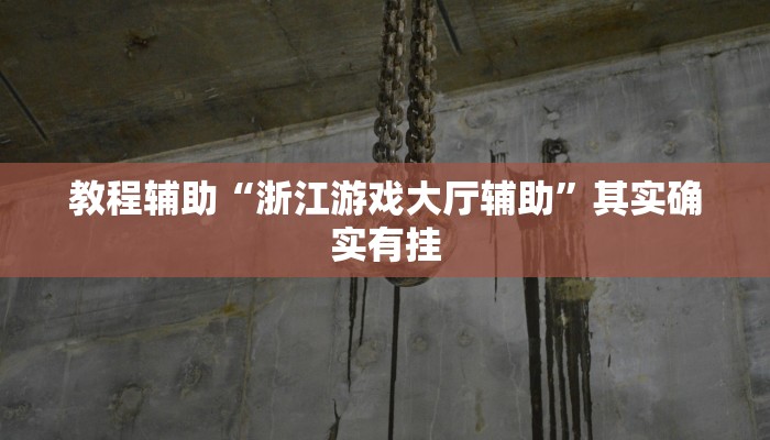 教程辅助“浙江游戏大厅辅助”其实确实有挂