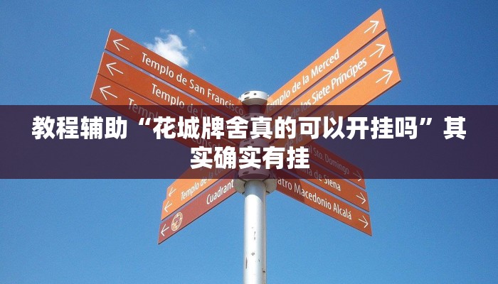 教程辅助“花城牌舍真的可以开挂吗”其实确实有挂