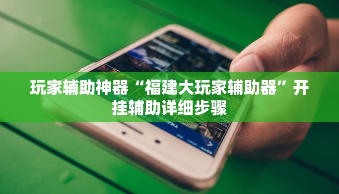 玩家辅助神器“福建大玩家辅助器”开挂辅助详细步骤