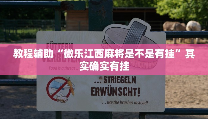 教程辅助“微乐江西麻将是不是有挂”其实确实有挂 教程辅助“微乐江西麻将是不是有挂”其实确实有挂