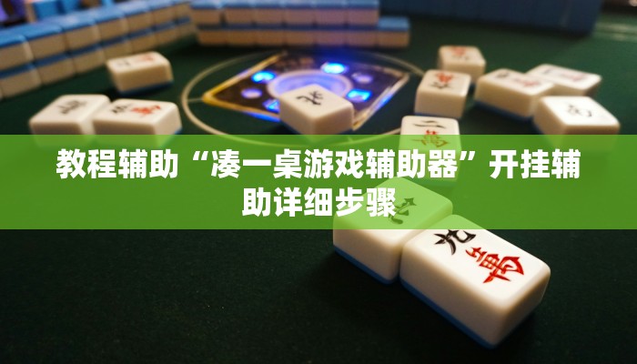 教程辅助“凑一桌游戏辅助器”开挂辅助详细步骤
