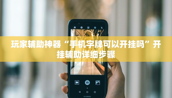 玩家辅助神器“手机字牌可以开挂吗”开挂辅助详细步骤