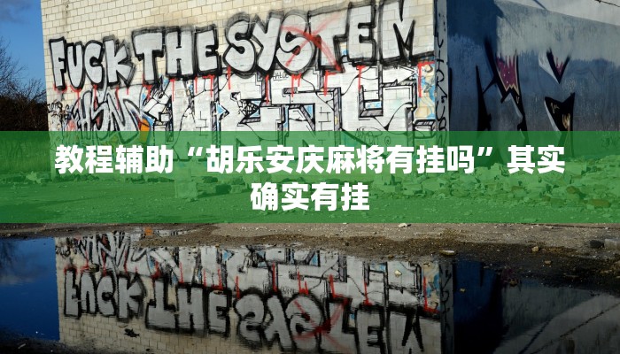 教程辅助“胡乐安庆麻将有挂吗”其实确实有挂