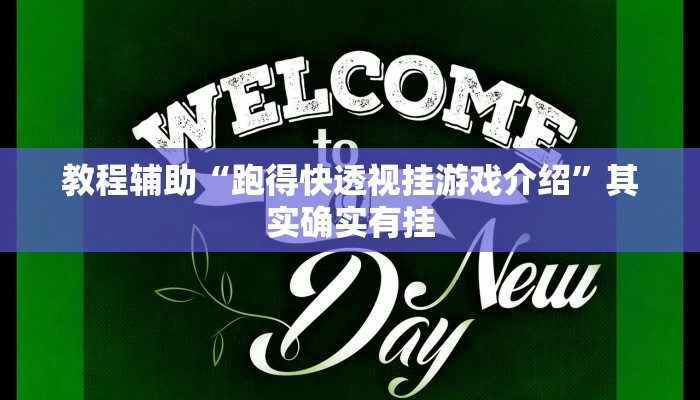 辅助神器“星悦跑胡子辅助软件”其实确实有挂