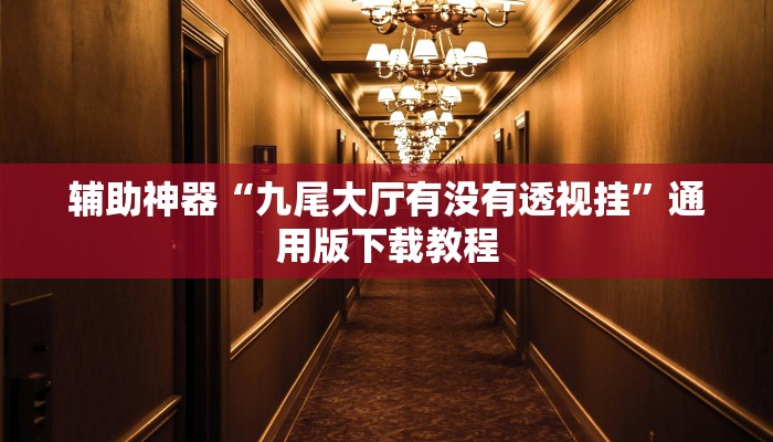 辅助神器“九尾大厅有没有透视挂”通用版下载教程