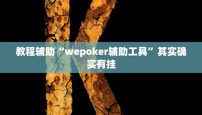 教程辅助“AGPoker有挂吗”其实确实有挂