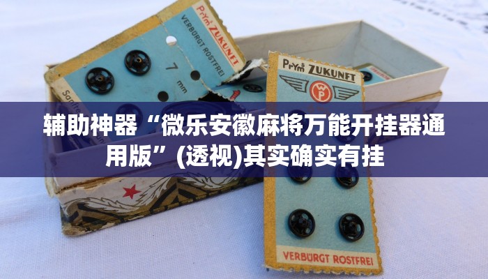 辅助神器“微乐安徽麻将万能开挂器通用版”(透视)其实确实有挂