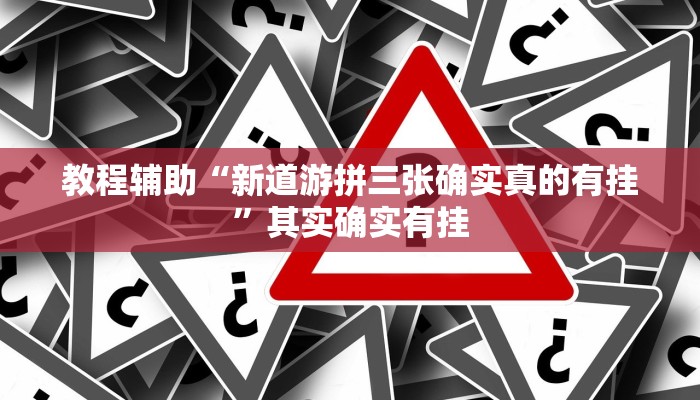 教程辅助“新道游拼三张确实真的有挂”其实确实有挂