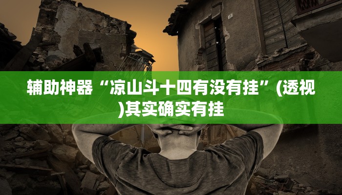 辅助神器“凉山斗十四有没有挂”(透视)其实确实有挂 辅助神器“凉山斗十四有没有挂”(透视)其实确实有挂
