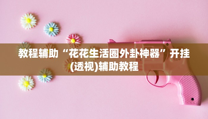 教程辅助“花花生活圈外卦神器”开挂(透视)辅助教程 教程辅助“花花生活圈外卦神器”开挂(透视)辅助教程