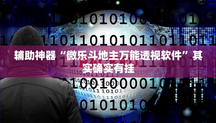 辅助神器“微乐斗地主万能透视软件”其实确实有挂