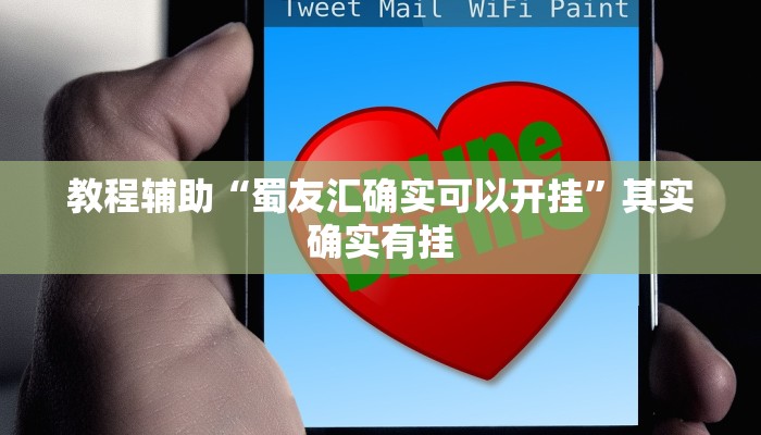 教程辅助“蜀友汇确实可以开挂”其实确实有挂