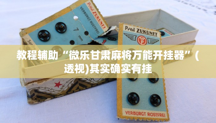 教程辅助“微乐甘肃麻将万能开挂器”(透视)其实确实有挂