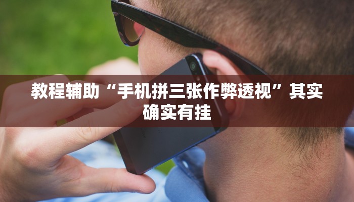 教程辅助“手机拼三张作弊透视”其实确实有挂