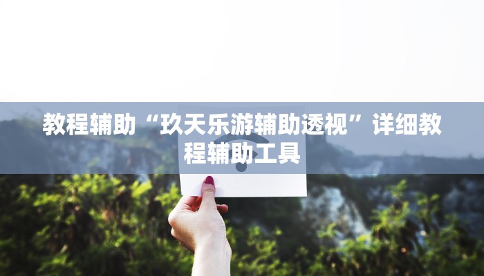 教程辅助“玖天乐游辅助透视”详细教程辅助工具