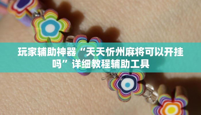 玩家辅助神器“天天忻州麻将可以开挂吗”详细教程辅助工具