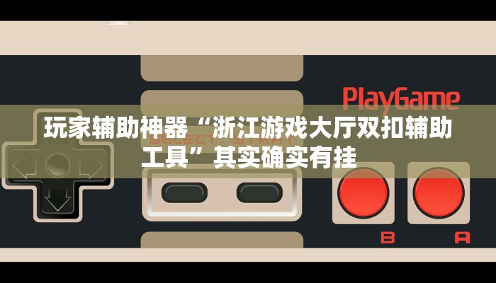 玩家辅助神器“浙江游戏大厅双扣辅助工具”其实确实有挂